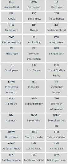 Wyjaśnienia skrótów :)