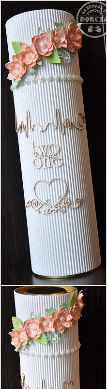 ślubne opakowanie na wino ♥️