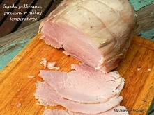 domowa wędlina - szynka pieczona w niskiej temperaturze