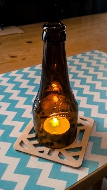 Mąż wypił piwo, a jak zrobiłam stylowy świecznik :)