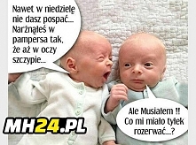 Kłótnia bliźniaków ;-)