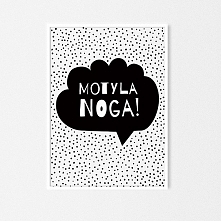 Motyla noga | plakat A3