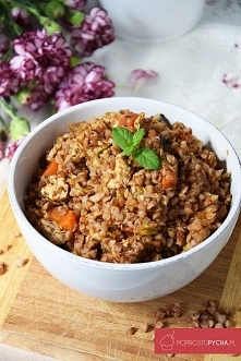 Kaszotto z kurczakiem i warzywami