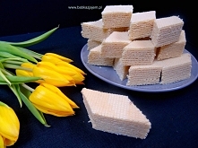 Wafle z masą mleczną