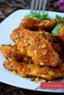 Mega chrupiący kurczak w so...