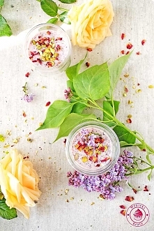 Różany pudding chia - Wypieki Beaty