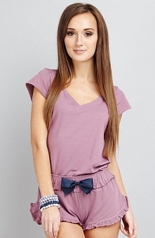 Makashi MKB101 koszulka Modna damska bluzka nocna, bluzka z krótkim rękawkiem, prosty, ale bardzo elegancki fason