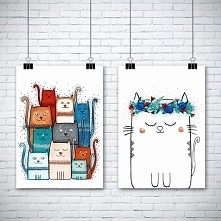 Zestaw dwóch prac A3