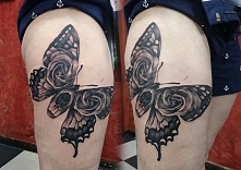 Motylo-czaszkę wykonał BARTEK! 
Zapisy oraz wszelkie info dostępne na speakincolor.pl lub mailowo speakincolor1@gmail.com