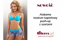 Szorty w tym sezonie to hit. Na plaży również, zobacz naszą nowość. Strój kąpielowy z miseczkami push-up i szortami. 
Dostępne na diores.pl