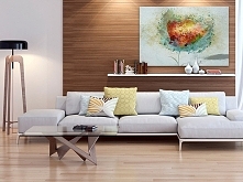 57301 Obraz na płótnie - SZTUKA KWIAT - 120x80