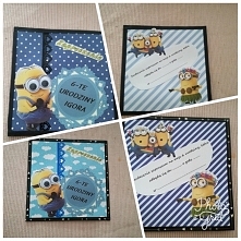 Zaproszenia na 6te urodziny miłośnika Minionków :)