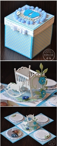Exploding box z okazji narodzin