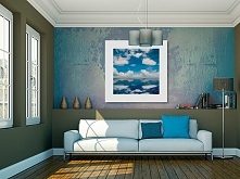 06201 Obraz na płótnie - NIEBO - 80x80