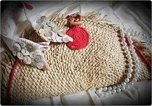 Słomiana kopertówka tutorial