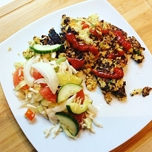 Omlet z kalafiora pychaaaa.