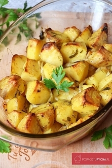 Ziemniaki pieczone z cebulką