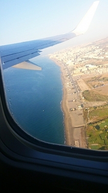 Hiszpania, widok z samolotu