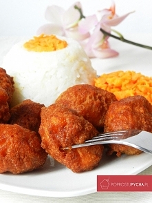 Kurczak w cieście kokosowym