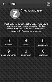 Nasze wspólne konto, niedługo pojawią się zszywki. Mamy nadzieję że was zainteresujemy. Tak więc moje konto staje się osobnym kontem :))))