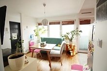 Kolorowy salon.
Czy zdarza Ci się czasem patrzeć na swoje mieszkanie i myśleć, że zupełnie nie oddaje Twojego charakteru? Że tak naprawdę ktoś inny mógłby w nim zamieszkać i nie...