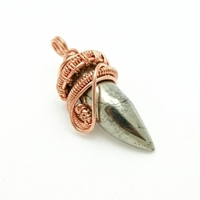 Wisiorek Wire wrapping - pi...