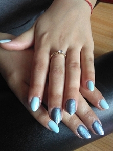 baby blue and holoeffect