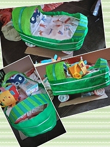 Wózek z pampersów.
05-12-2016.