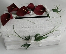 pudełko na koperty, ślub