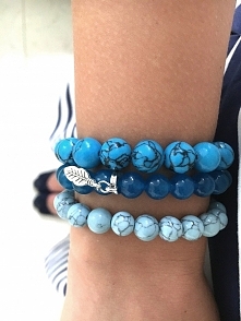 Qlane - bransoletki z kamie...