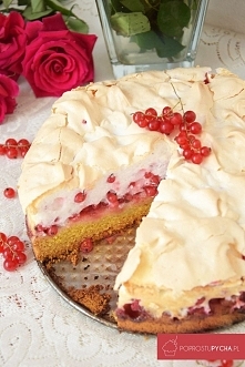 Ciasto z porzeczkową pianką :)