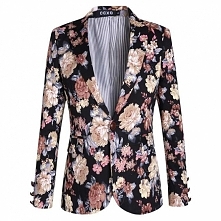 Męska marynarka w kwiaty? Co Wy na to? Stylizacja na co dzień czy sceniczny look? Kliknij w zdjęcie  i zobacz gdzie kupić!