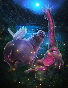 Malujemy świat by było kolorowo? Noc i dzień a kto ma farby? Dobrenocki.