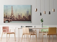 Spokój nad Sekwaną - nowoczesny obraz na płótnie