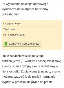 domowy wybielacz do skarpetek (znalezione na stronie dompelenpomyslow.pl)