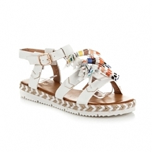 Płaskie espadrylki boho :)