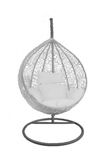 Stalowa konstrukcja ramy i kosza malowana proszkowo oraz kosz pleciony z wysokiej klasy technorattanu zapewni najwyższą jakość produktu.