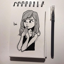 Czy ktoś wie czym został wykonany ten obrazek? Jak się nazywa ten marker\pisak czy co to tam jest???