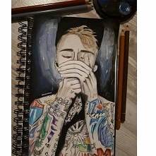 Machine Gun Kelly drawing