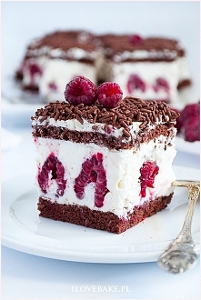 Ciasto z malinami i mascarpone