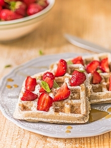 Gofry bezglutenowe, vegańskie