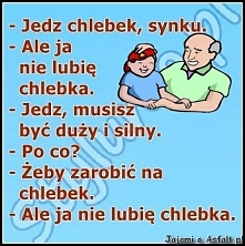 Ja nie lubię chlebka