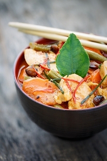 Panang curry z kurczakiem