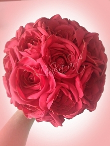 bukiet czerwonych róż