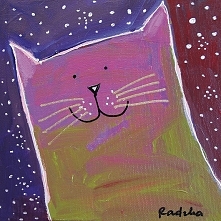 Zenia - akrylowy kociaszon