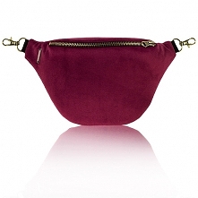 Sangria - aksamitna midi z 2 paskami