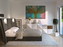 Witraże chwil - nowoczesny obraz na płótnie