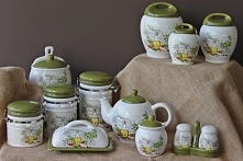 Pojemniki ceramiczne będą świetną ozdobą dla Twojej kuchni.