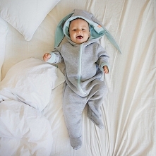 Ramper na zamek Królik - szaro błękitny