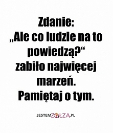 nikt za nas życia nie przeż...